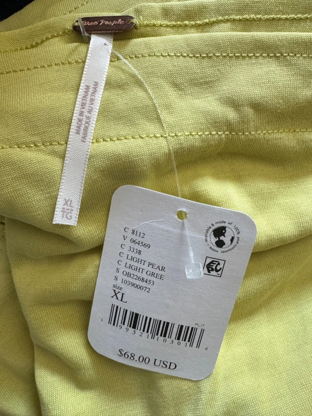 NWT Free People Cascadia Tunic in size XL